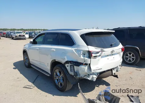 2019 Toyota Highlander Limited Platinum z USA, uszkodzony, nr VIN 5TDYZRFH3KS303154